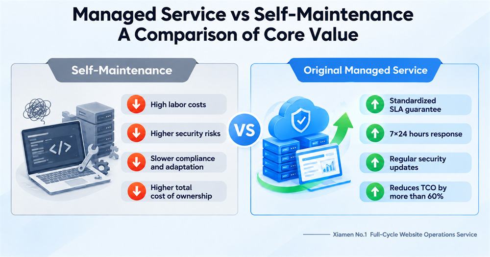 Core Value Comparison: Managed Services vs. Self-Maintenance
