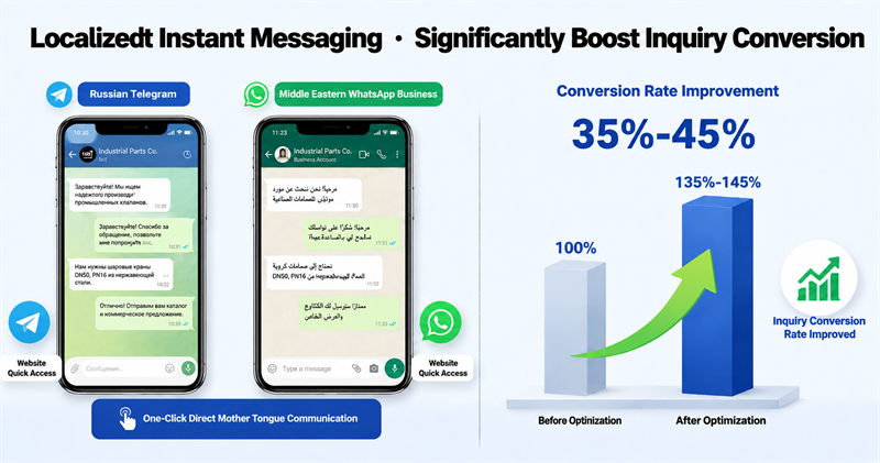 Localizedt Instant Messaging &middot; Significantly Boost Inquiry Conversion