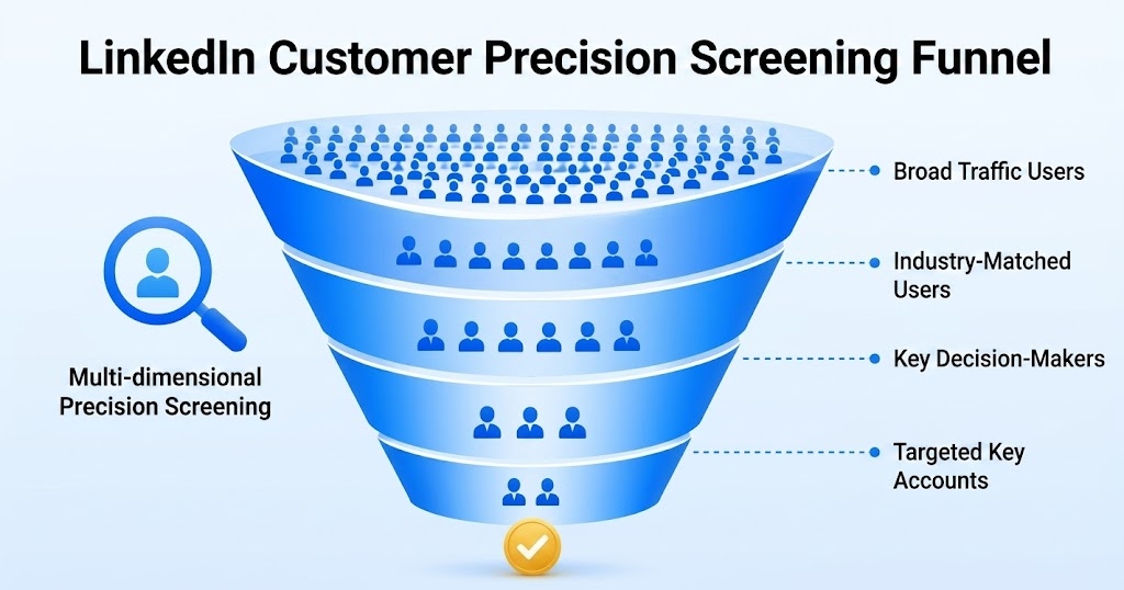 LinkedIn Customer Precision Screening Funnel LinkedIn Customer Precision Screening Funnel